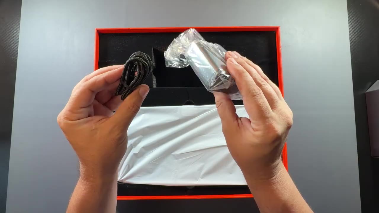100W charger and braided USB-C cable